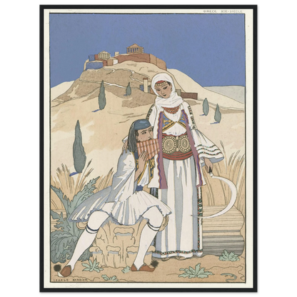 La flute de Pan (1923) Art Print | George Barbier-Quipham Collections