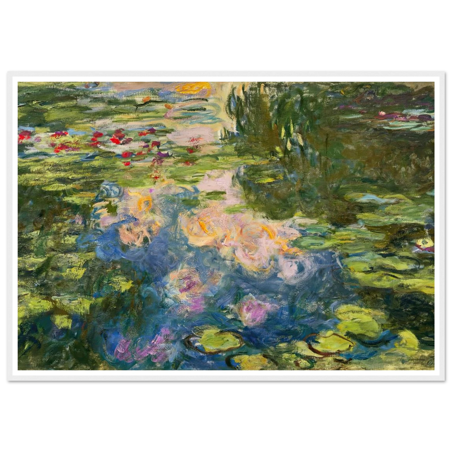 Le Bassin aux nymphéas (1917-19) Art Print | Claude Monet-Quipham Collections