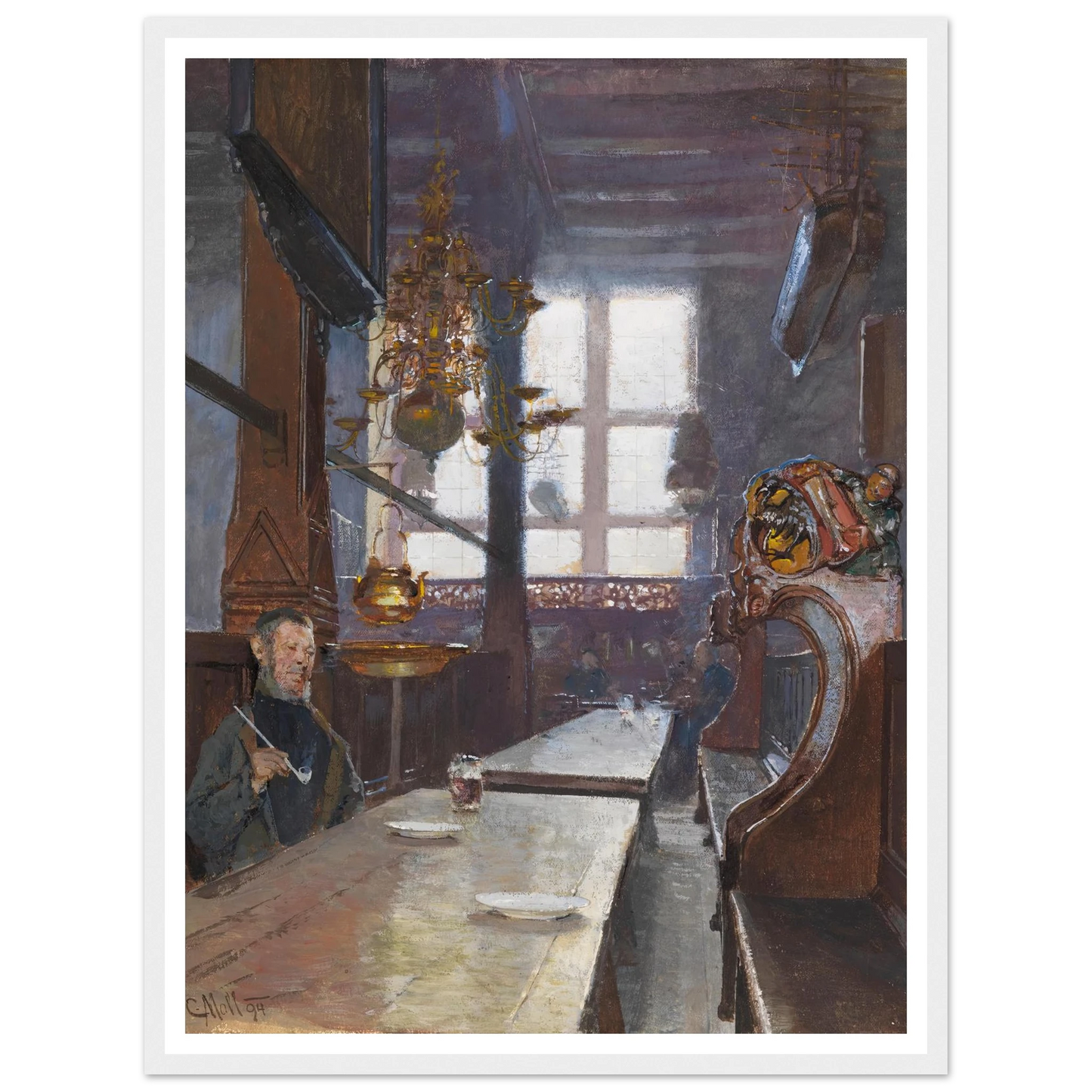 Schifferhaus in Lübeck (1894) Art Print | Carl Moll-Quipham Collections