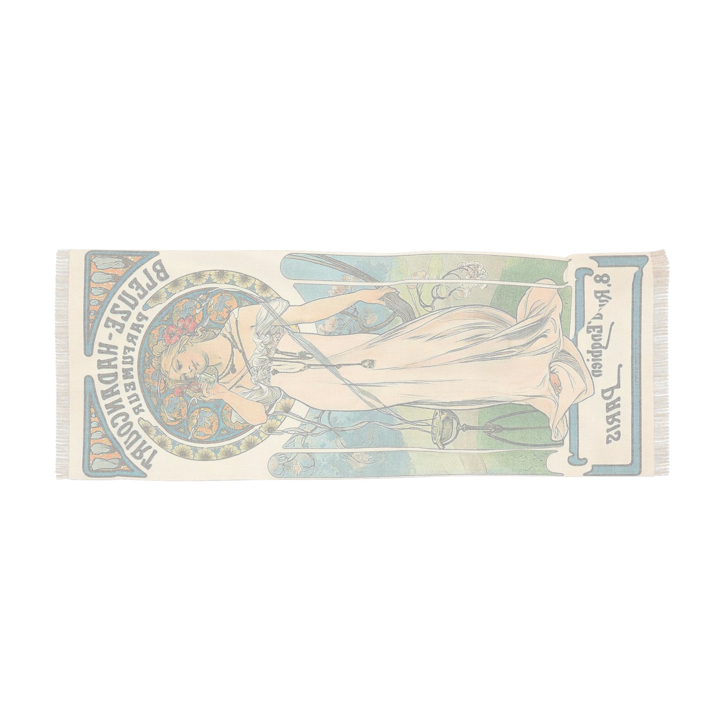 Bleuze-Hadancourt Parfumeur | Alphonse Mucha Scarf – Art Nouveau Scarf-Quipham Collections