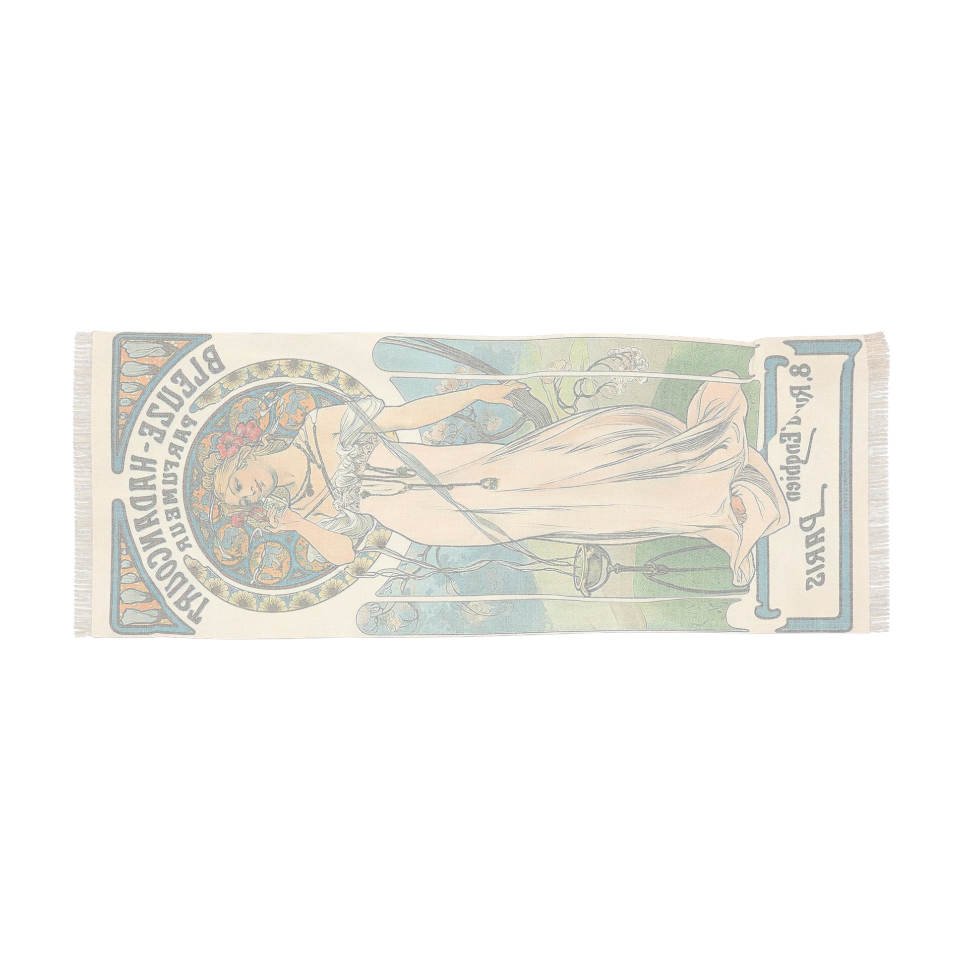 Bleuze-Hadancourt Parfumeur | Alphonse Mucha Scarf – Art Nouveau Scarf-Quipham Collections