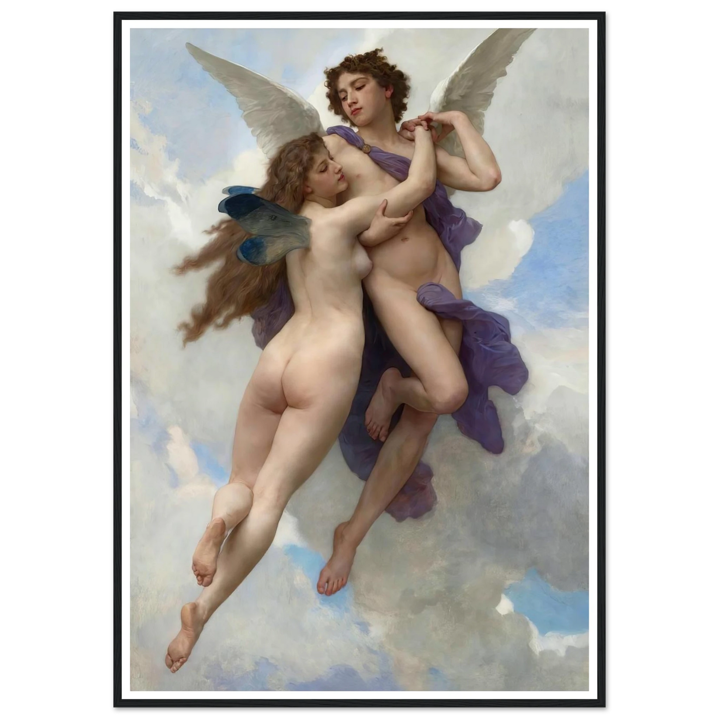 Love And Psyché (1899) Art Print | William Bouguereau-Quipham Collections