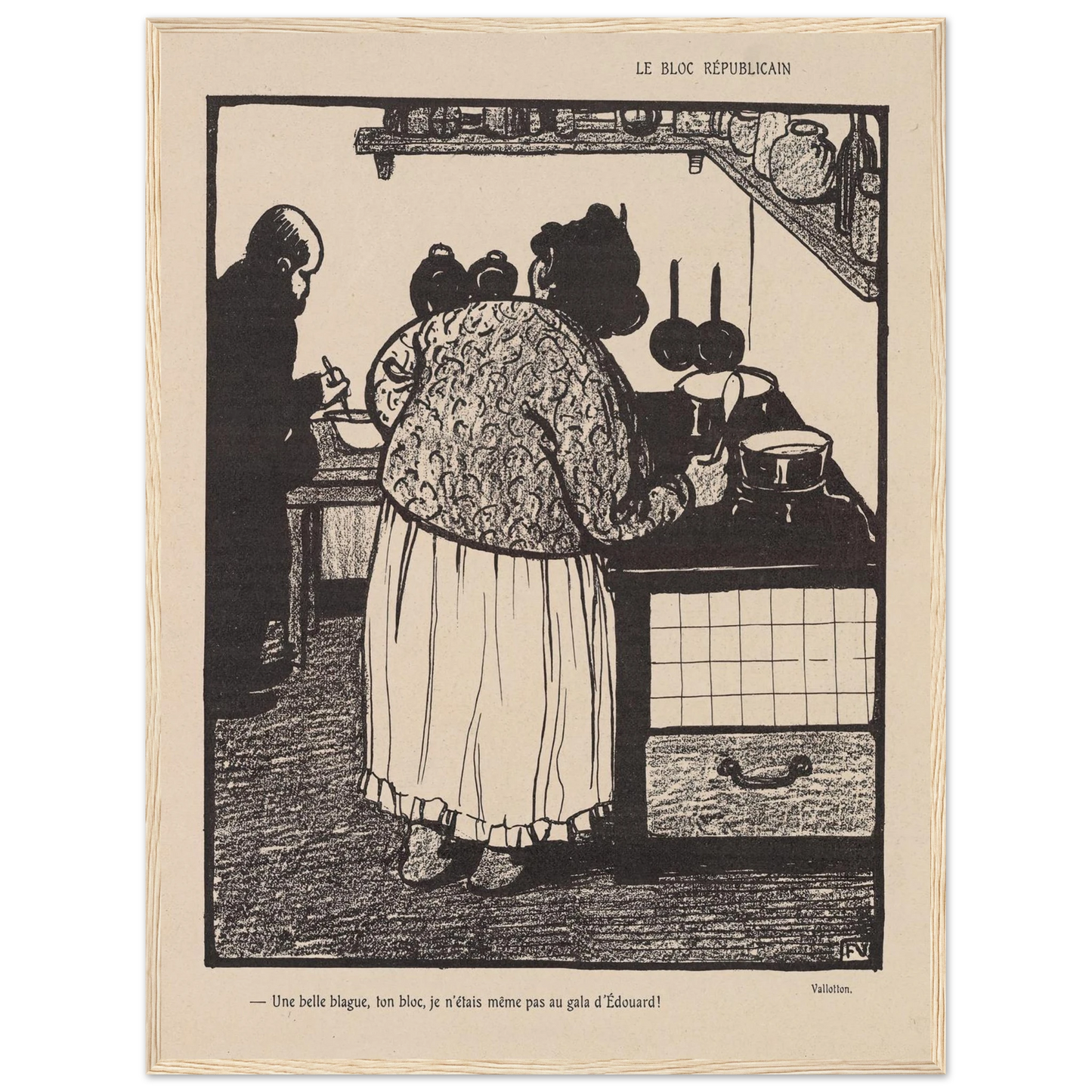 22 mai 1903 Art Print | Felix Vallotton-Quipham Collections