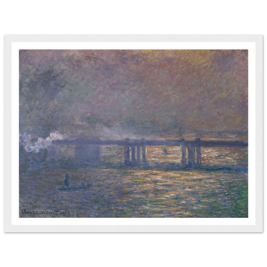 Charing Cross Bridge (1903) Art Print | Claude Monet-Quipham Collections