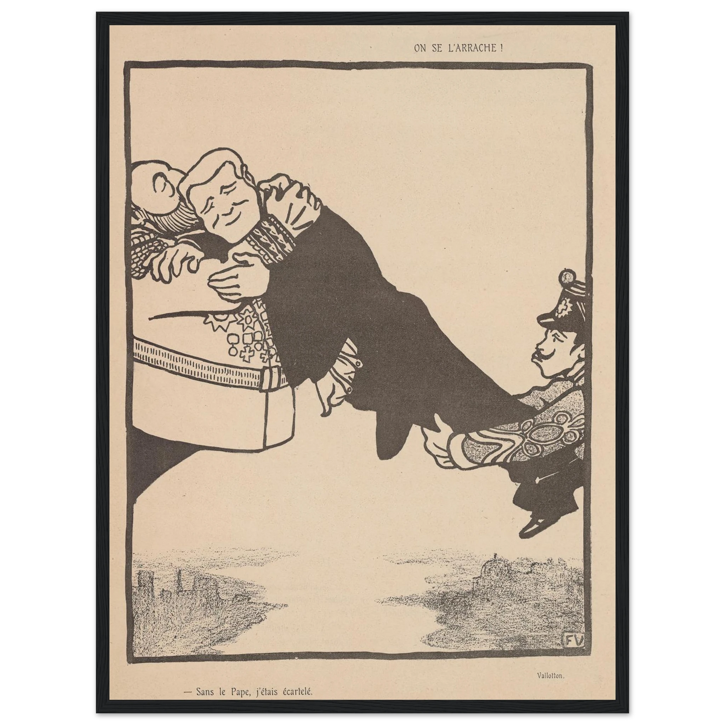 25 juillet 1903. Art Print | Felix Vallotton-Quipham Collections