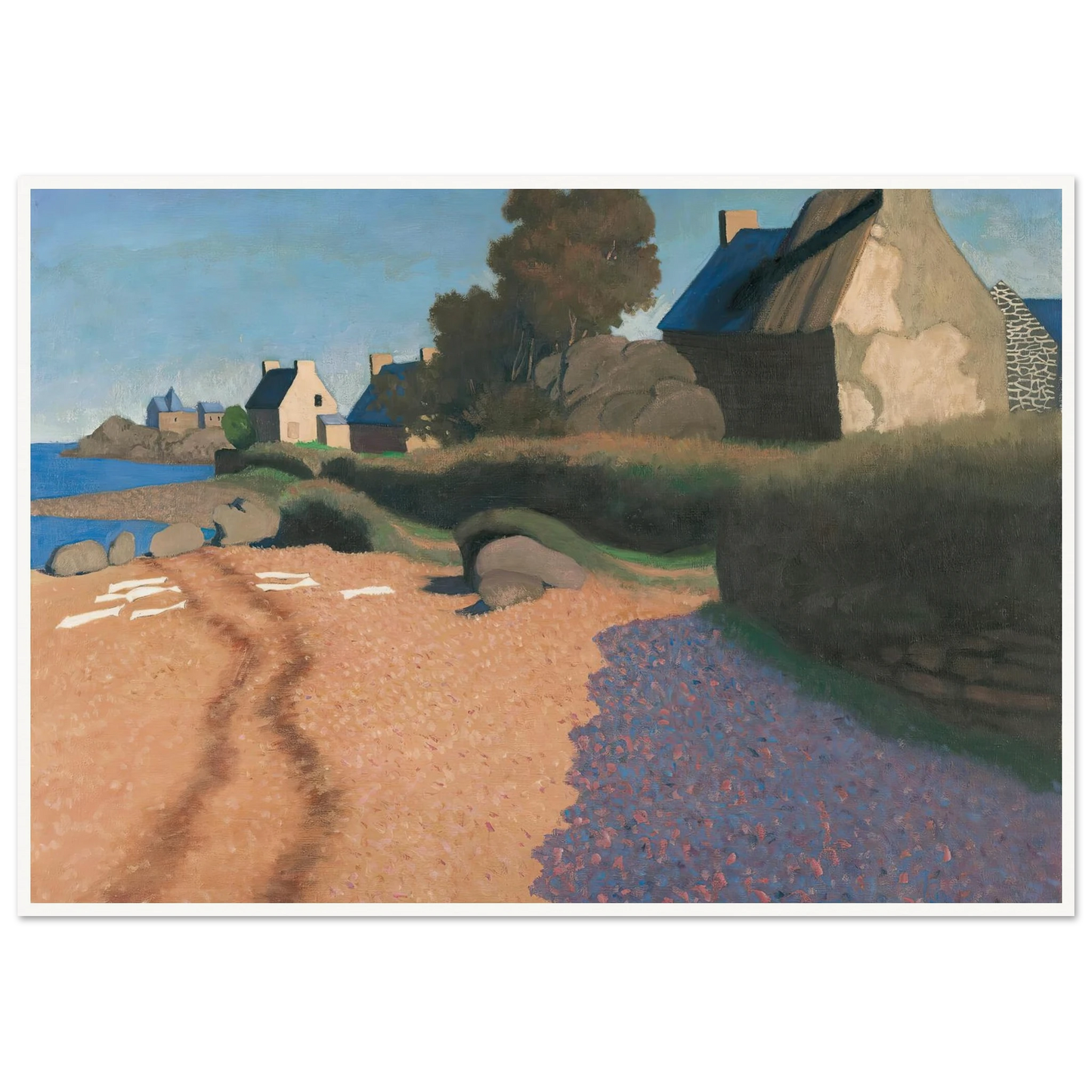 Landscape At Loguivy (1923) Art Print | Felix Vallotton-Quipham Collections