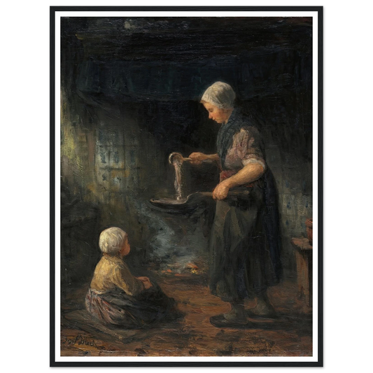 The Pancakes (c. 1875) Art Print | Jozef Israels-Quipham Collections