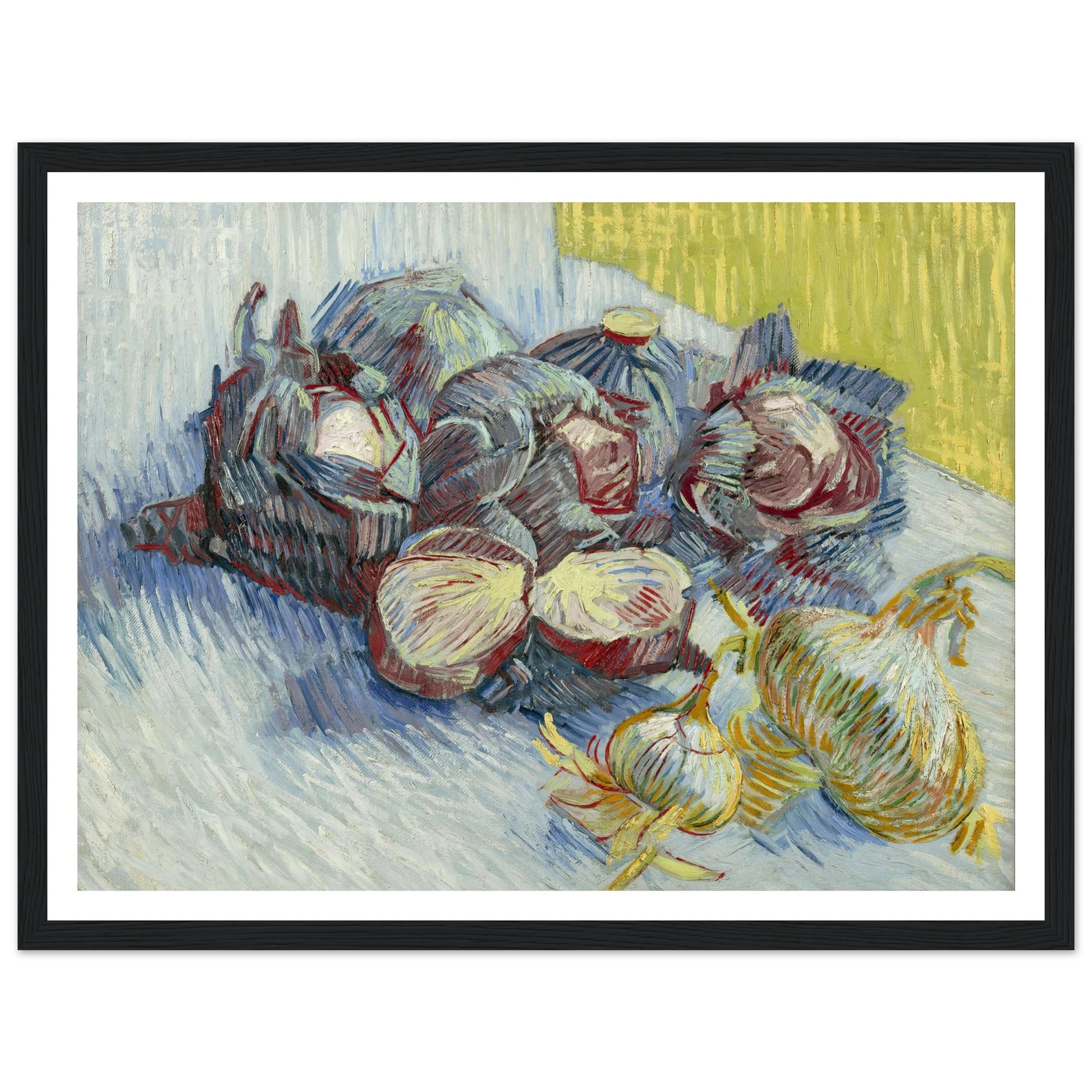Red cabbages and onions (1887) Art Print | Vincent van Gogh-Quipham Collections