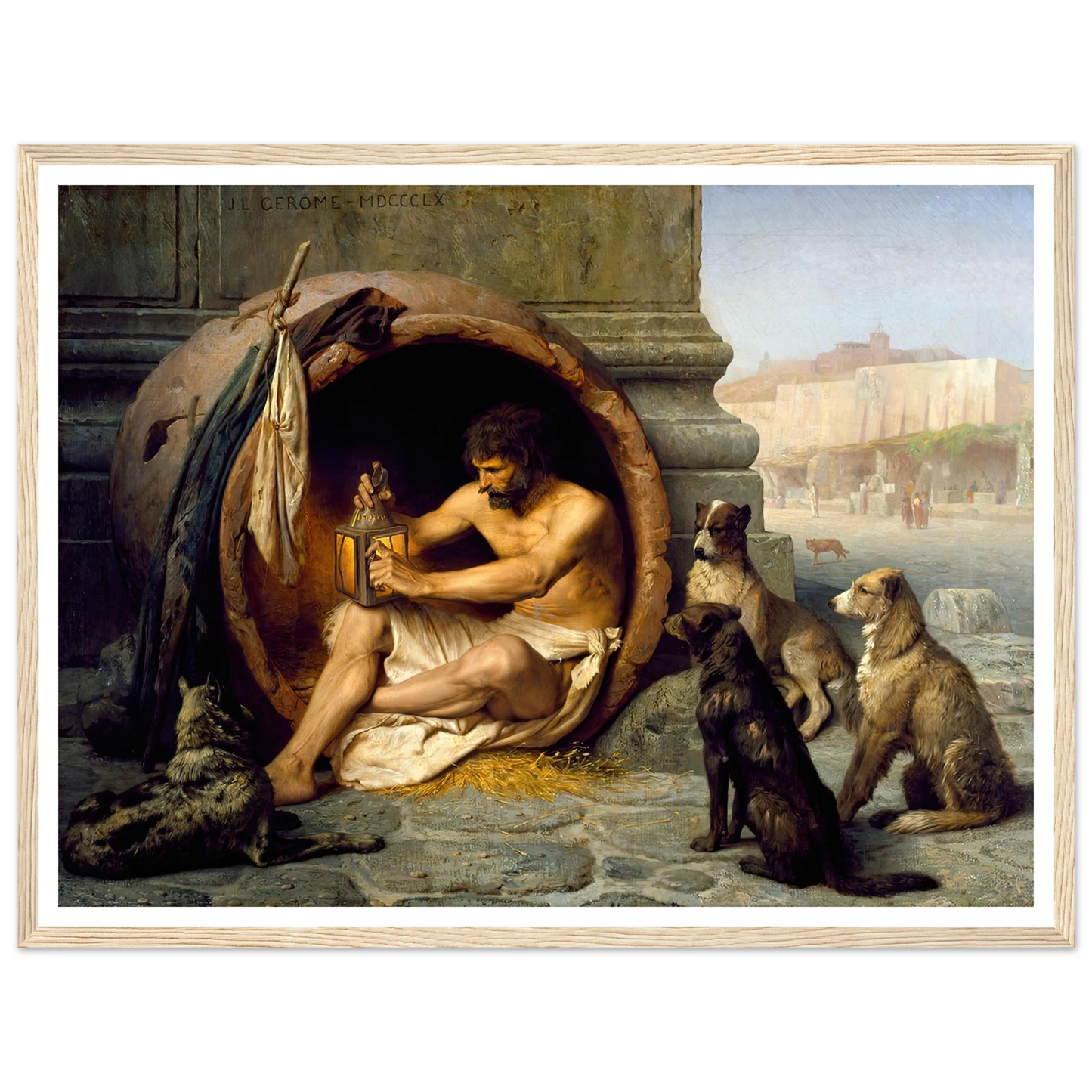 Diogenes (1860) Art Print | Jean Leon Gerome-Quipham Collections