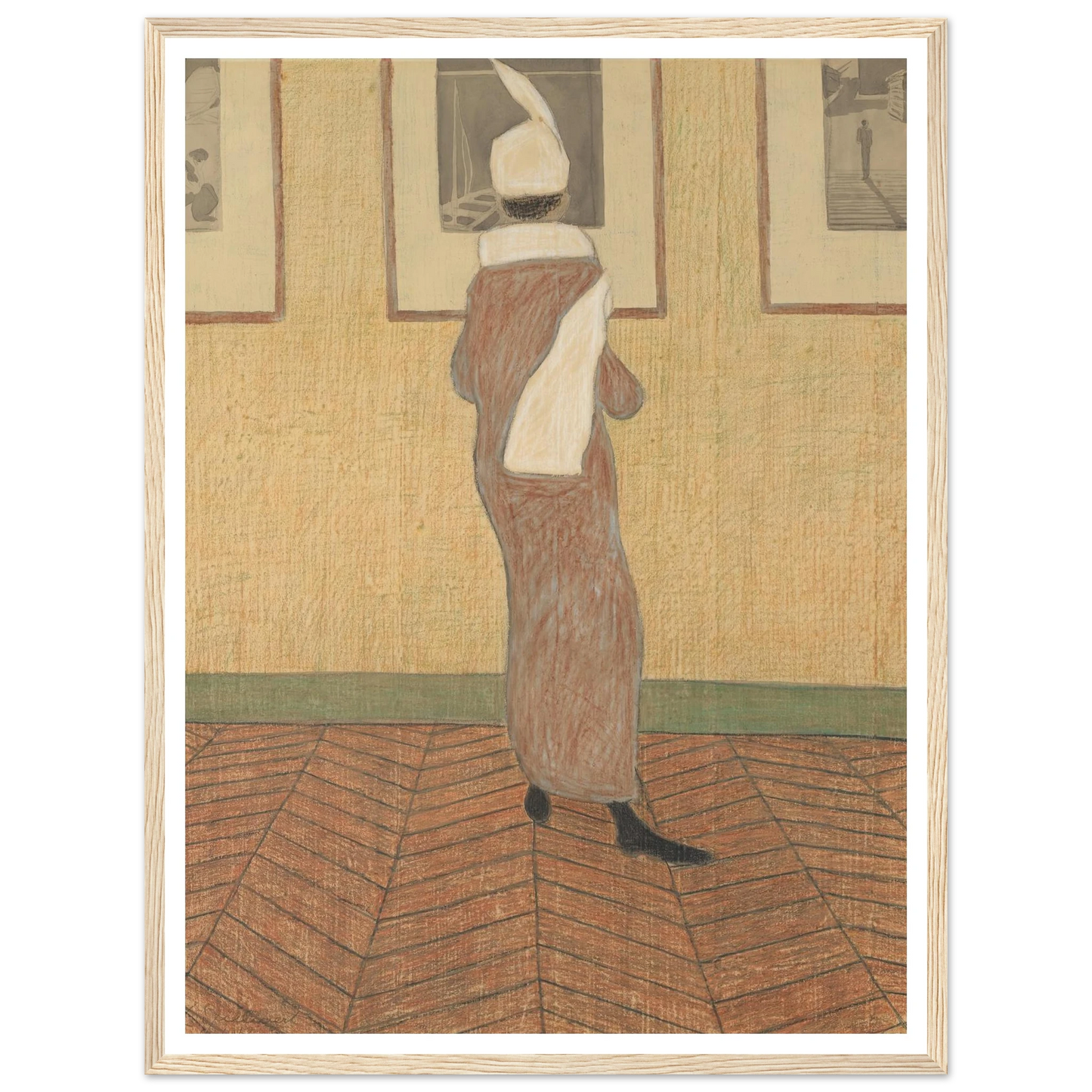 Dame in expositie (1912) Art Print | Leon Spilliaert-Quipham Collections