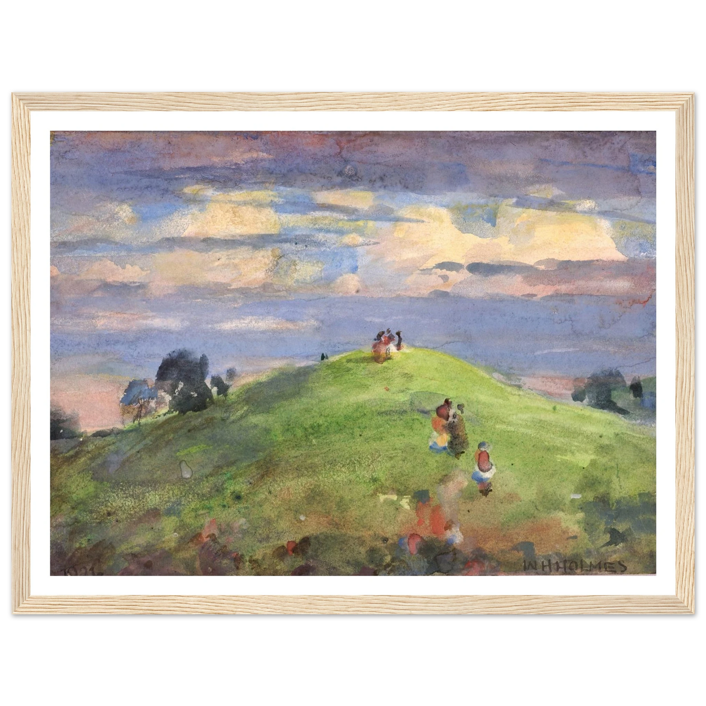 On The Sunset Hill, 1926 (1926) Art Print | William Henry Holmes-Quipham Collections