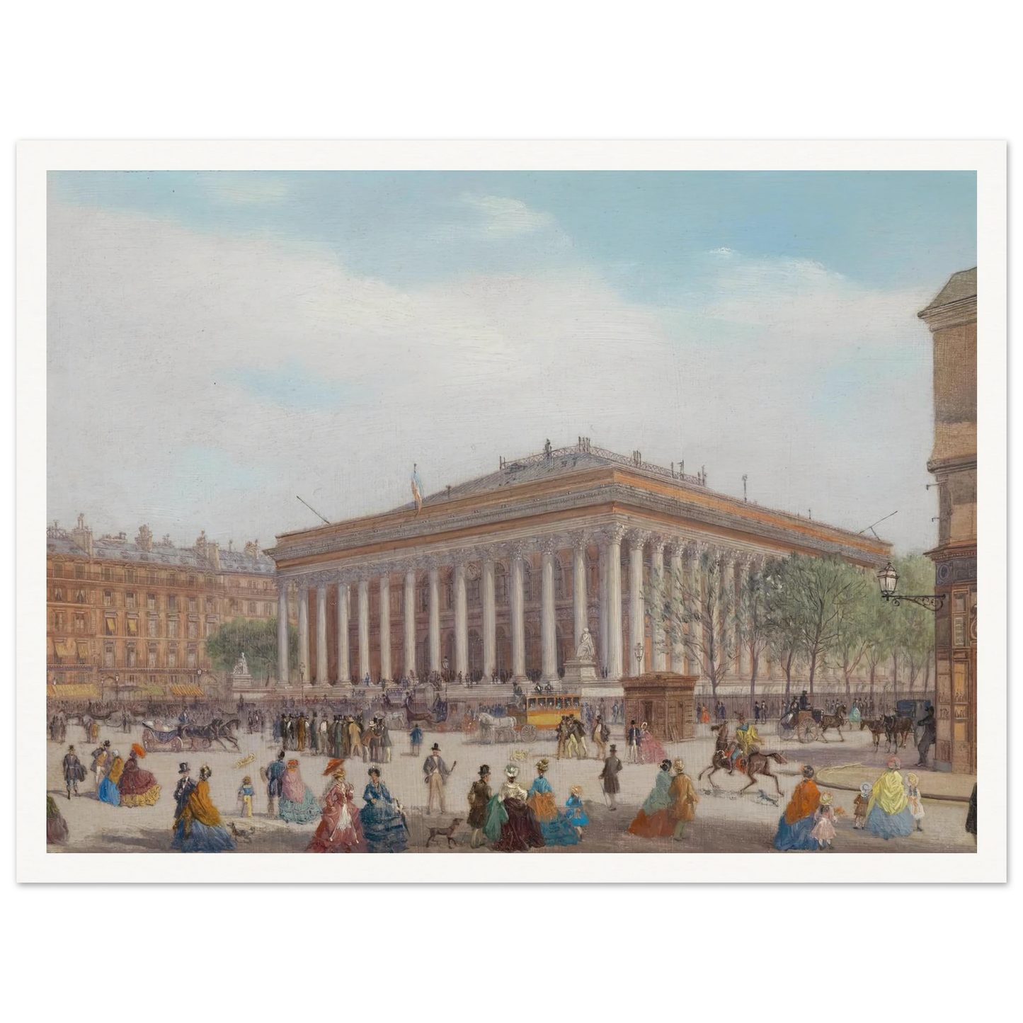 Paris Bourse Art Print | Carlo Bossoli-Quipham Collections