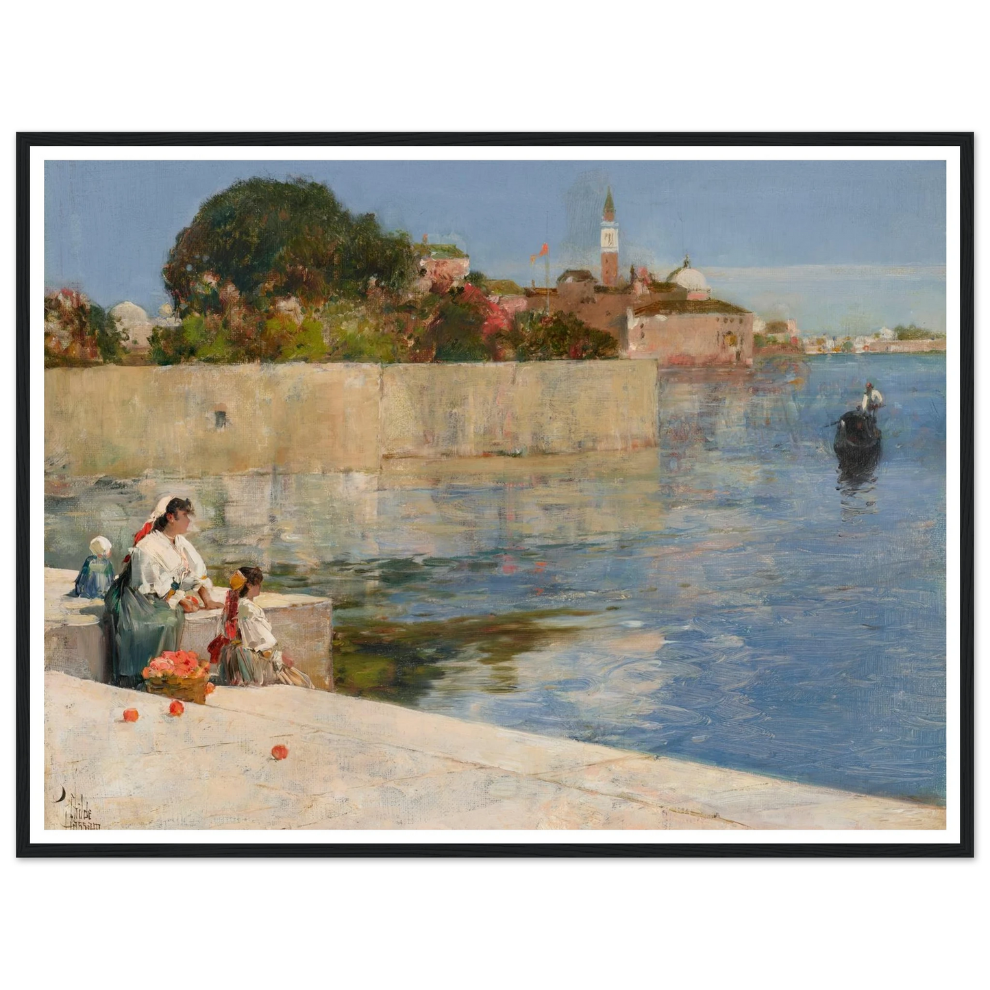 View of Venice (circa 1883) Art Print | Childe Hassam-Quipham Collections