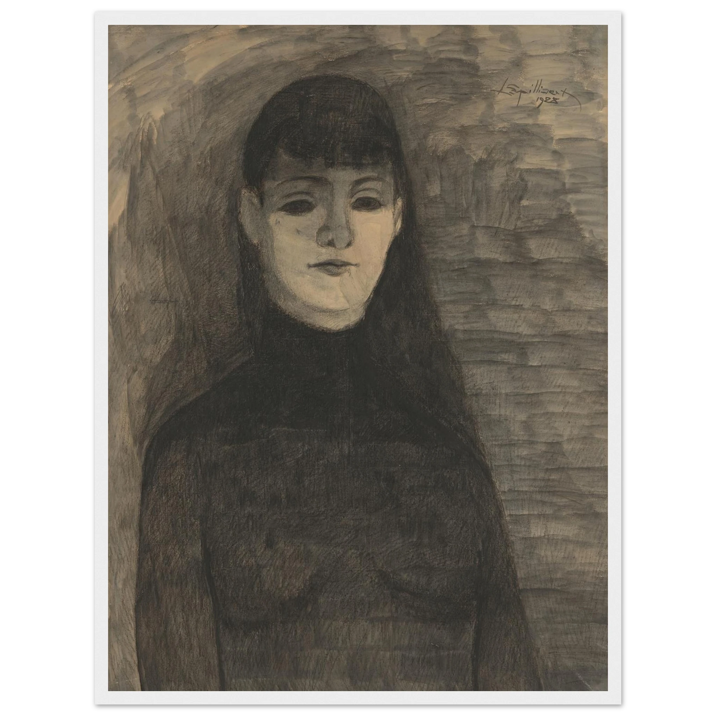 Melancholie (1928) Art Print | Leon Spilliaert-Quipham Collections