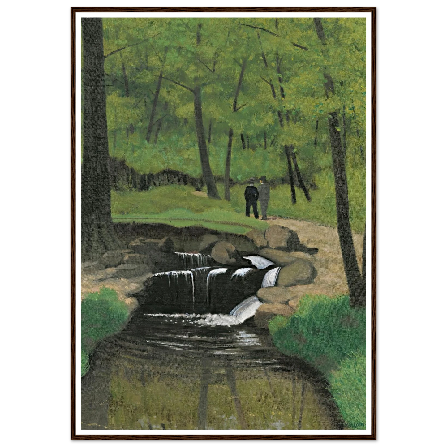 The Woods Of Boulogne (1921) Art Print | Felix Vallotton-Quipham Collections