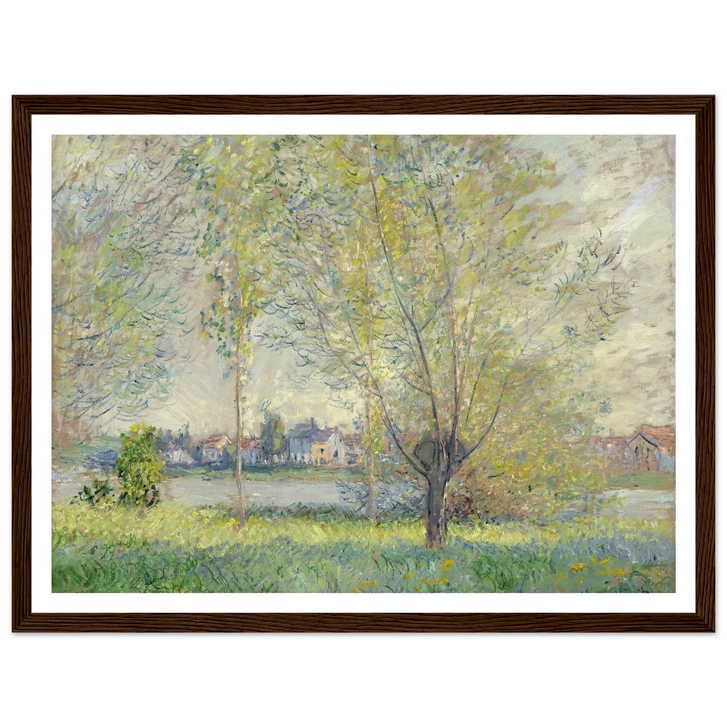 The Willows (1880) Art Print | Claude Monet-Quipham Collections