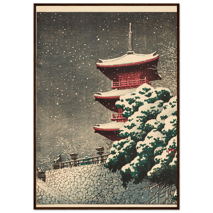 Izumo, Yasugi Kiyomizu (Yasugi Kiyomizu Temple at Izumo) (1926) Art Print | Kawase Hasui-Quipham Collections