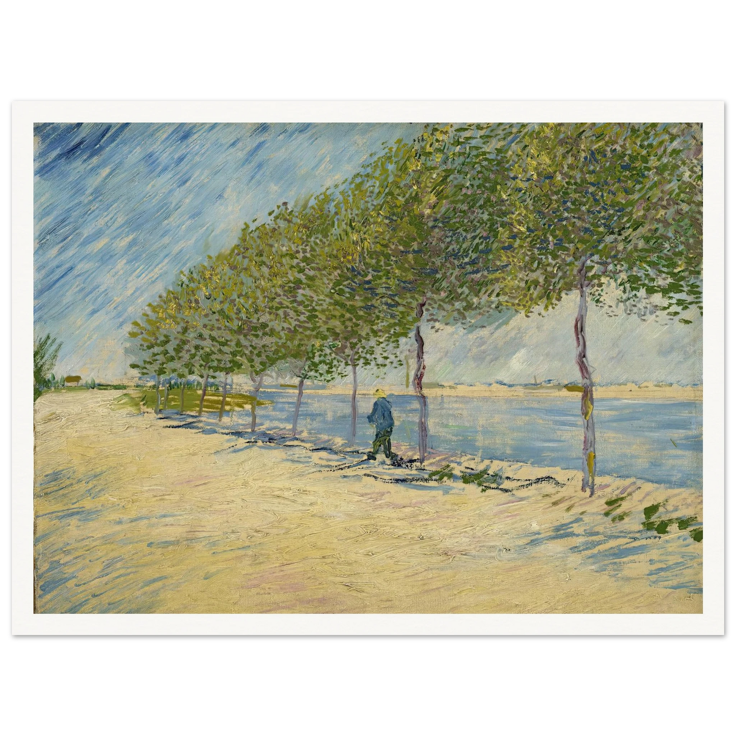 Along the Seine (1887) Art Print | Vincent van Gogh-Quipham Collections