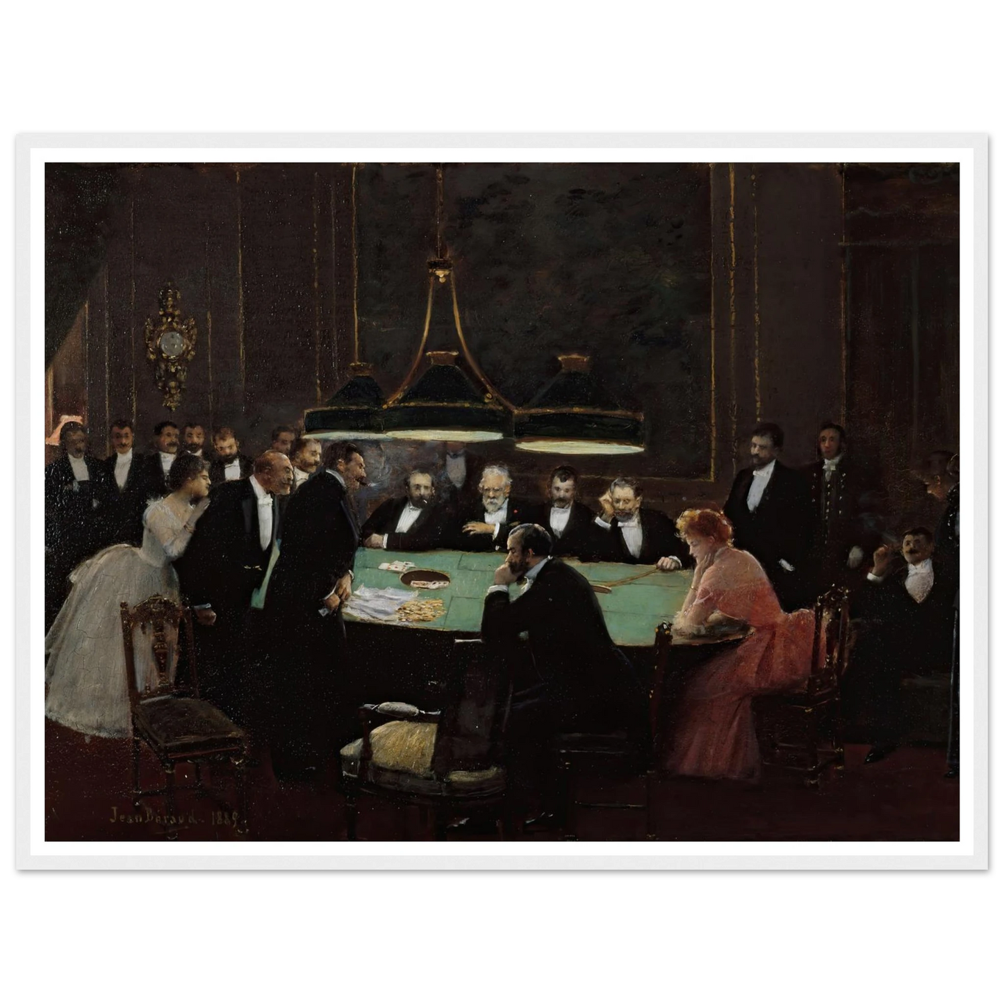 La salle de jeu (1889) Art Print | Jean Beraud-Quipham Collections
