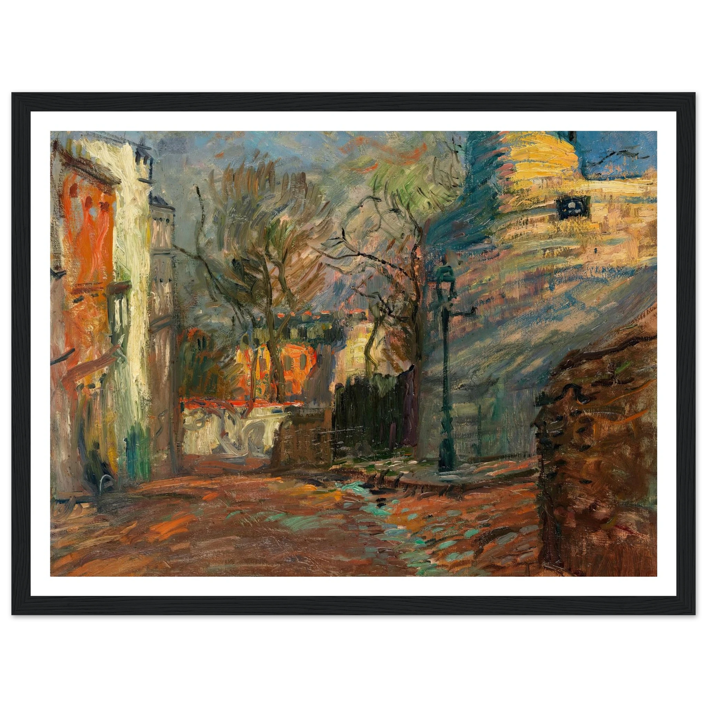 Rue à Montmartre (1901-1902) Art Print | Raoul Dufy-Quipham Collections