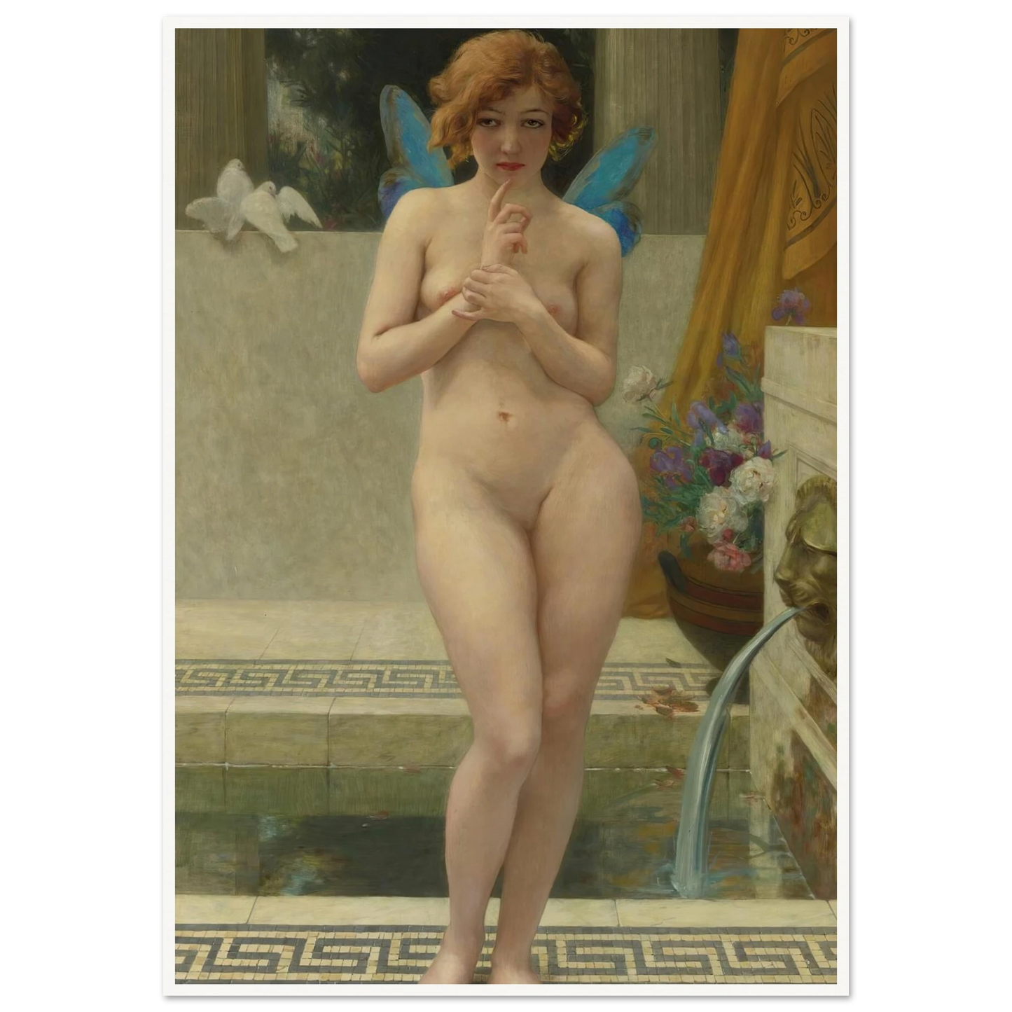Psyche A La Fontaine Art Print | Guillaume Seignac-Quipham Collections