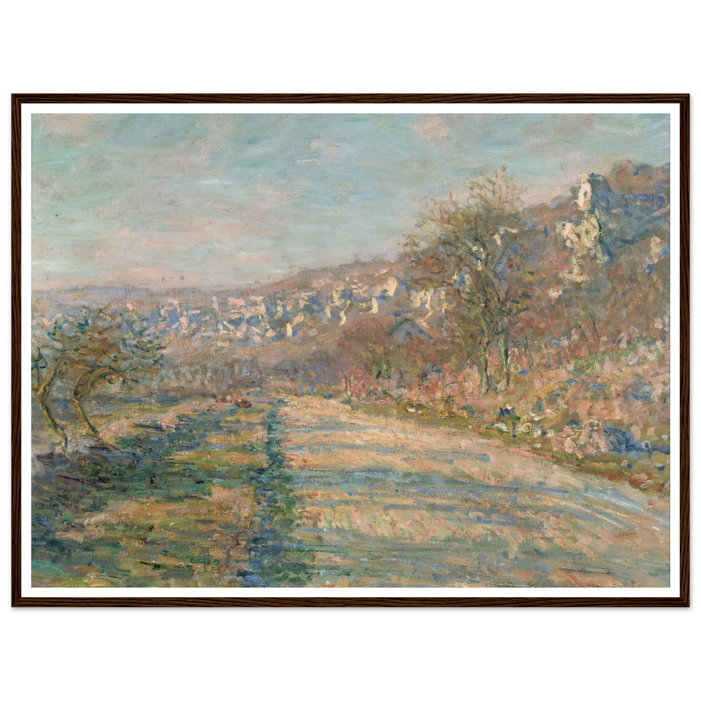 Road of La Roche-Guyon (1880) Art Print | Claude Monet-Quipham Collections