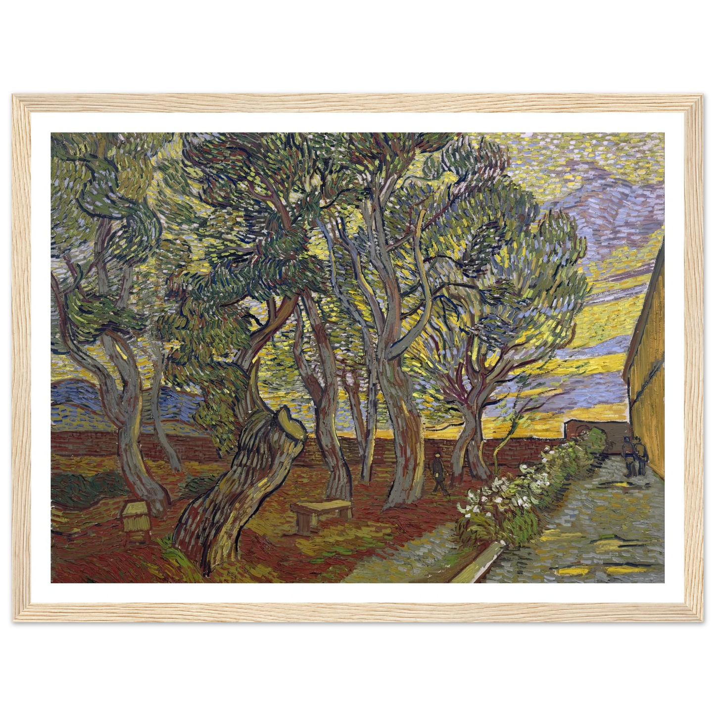 The garden of Saint Paul’s Hospital Art Print | Vincent van Gogh-Quipham Collections