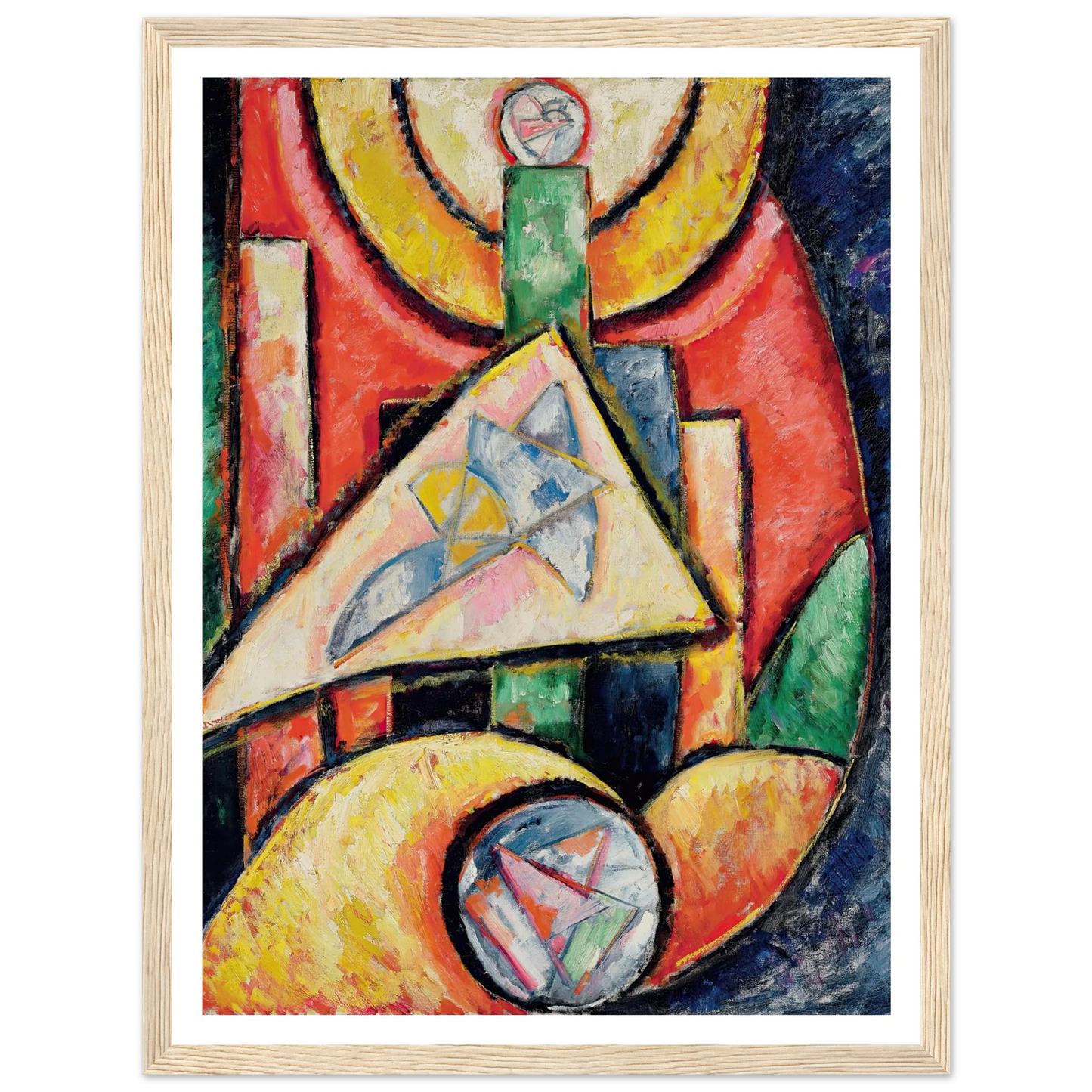 Abstraction (1912-13) Art Print | Marsden Hartley-Quipham Collections