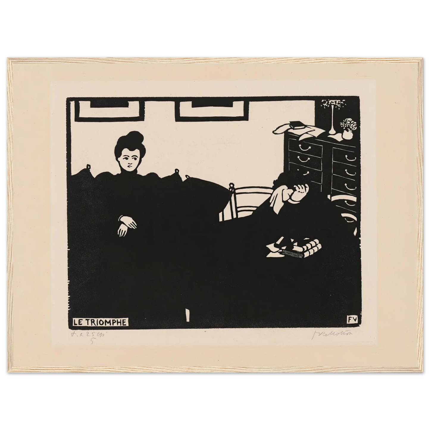 Triumph (Le Triomphe) (1898) Art Print | Felix Vallotton-Quipham Collections