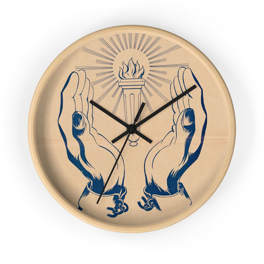 Labor Newspaper & Poster Wall Clock | U.S. Information Agency-Quipham Collections