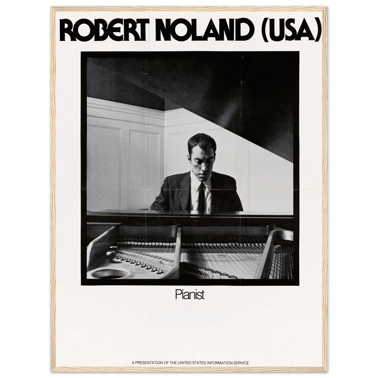 Robert Noland (USA) Pianist Art Print | US Information Agency-Quipham Collections