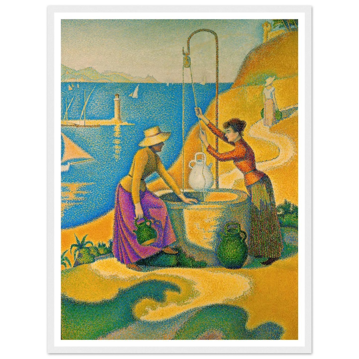 Women at the Well (1892) Art Print | Paul Signac-Quipham Collections