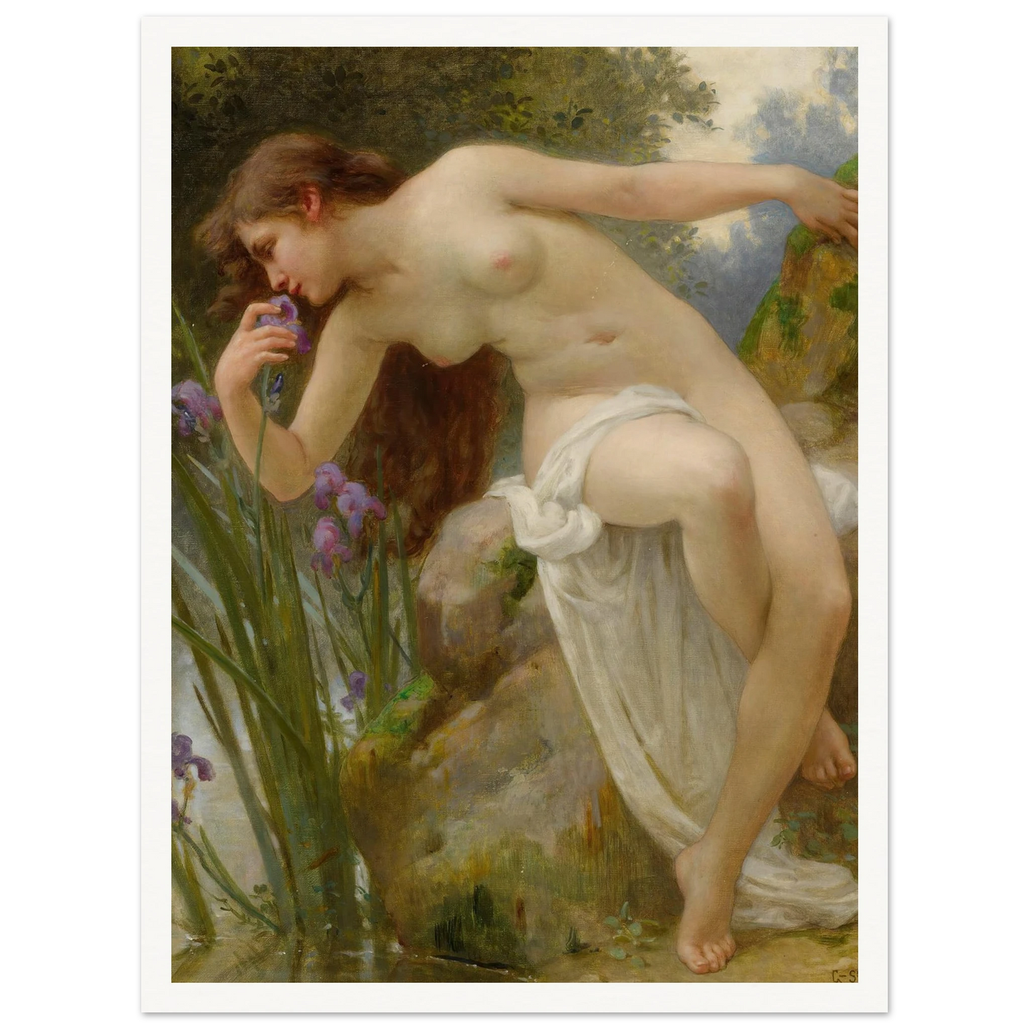 The Fragrant Iris Art Print | Guillaume Seignac-Quipham Collections