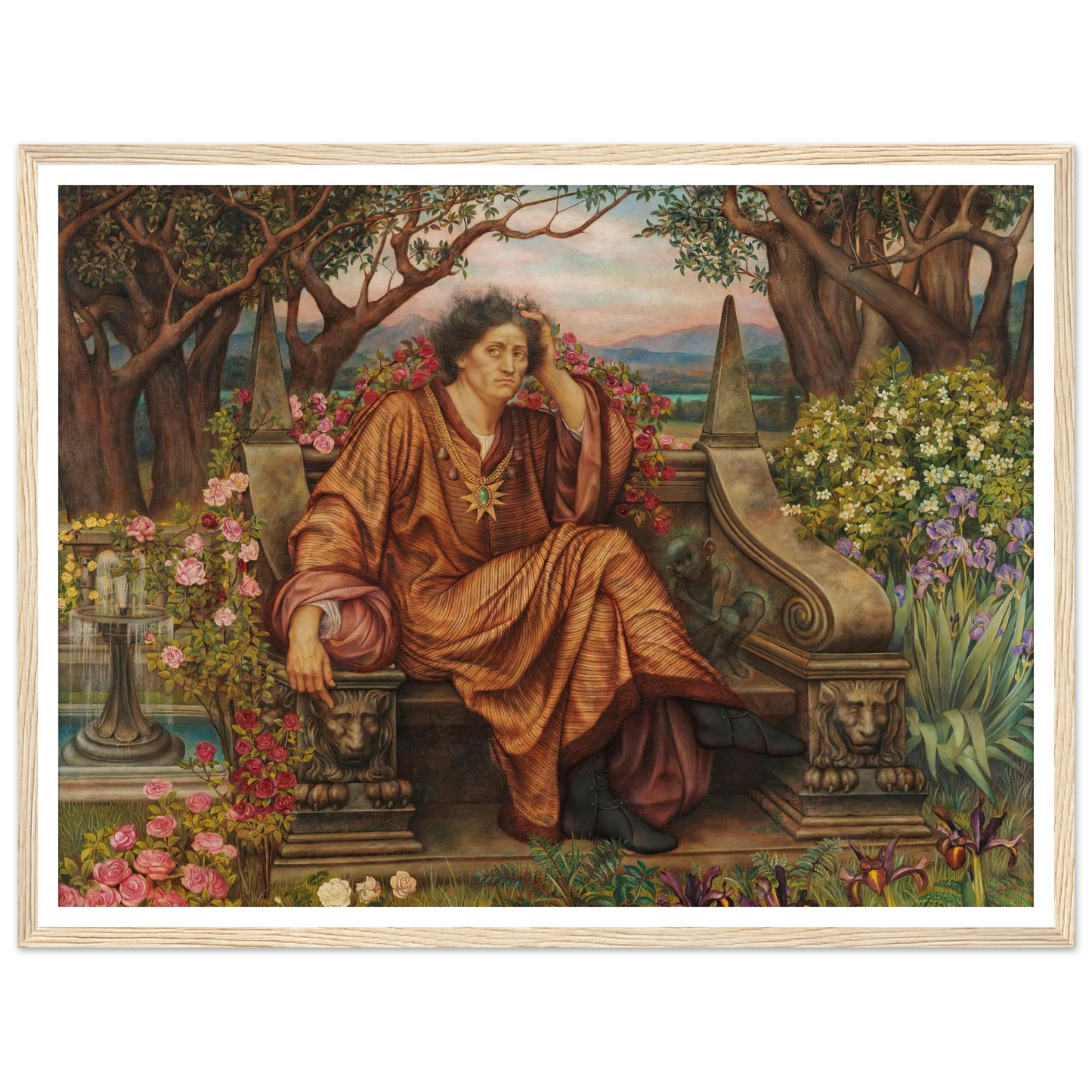 A Soul in Hell (1902) Art Print | Evelyn de Morgan-Quipham Collections