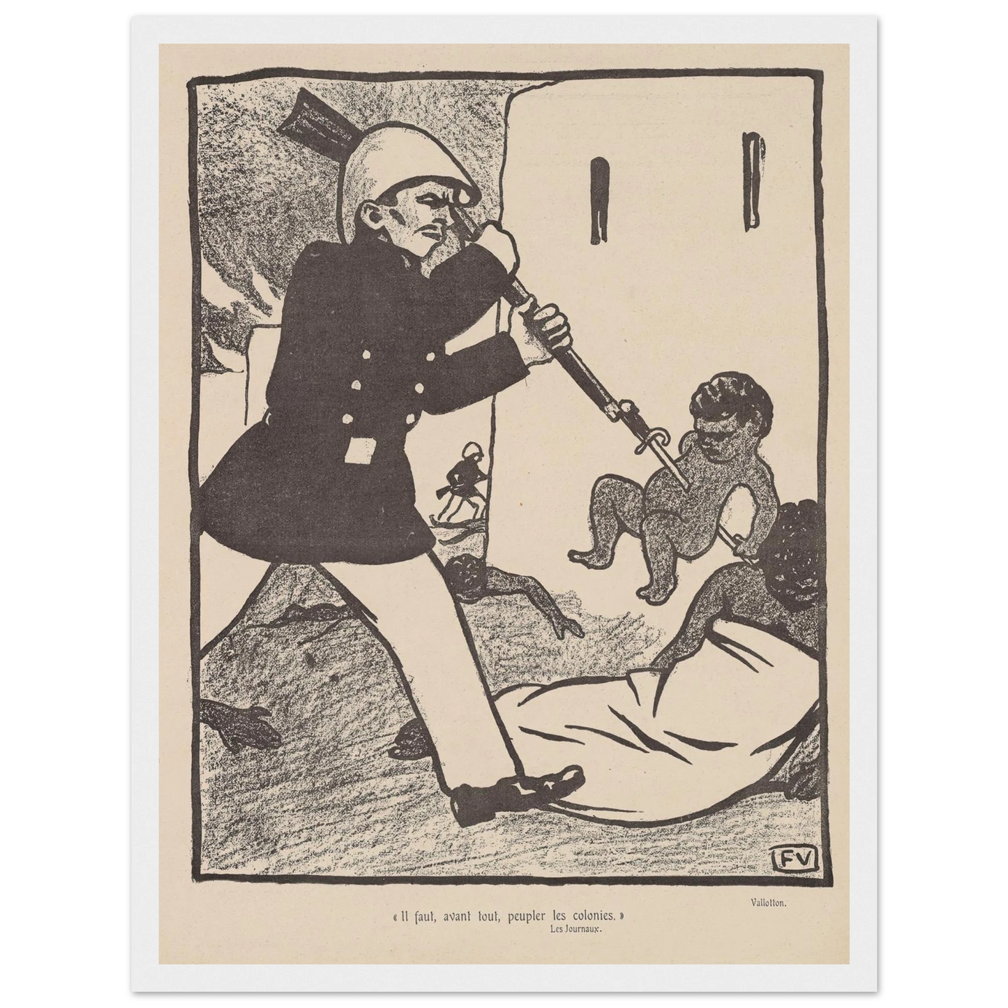 11 juillet 1903 Art Print | Felix Vallotton-Quipham Collections
