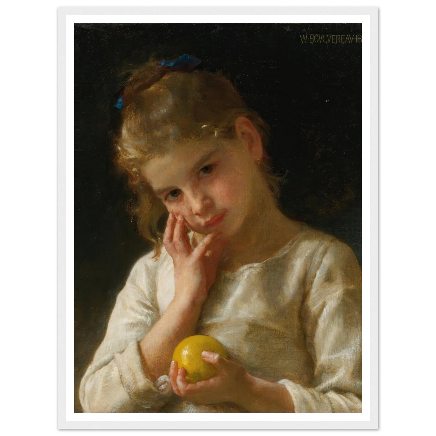 Le Citron (1899) Art Print | William Bouguereau-Quipham Collections