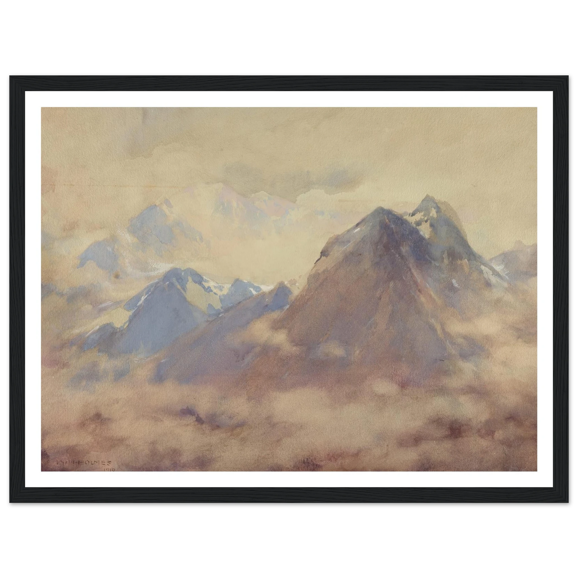 The Almighty’s Own, An Impression Of The High Andes (1910) Art Print | William Henry Holmes-Quipham Collections
