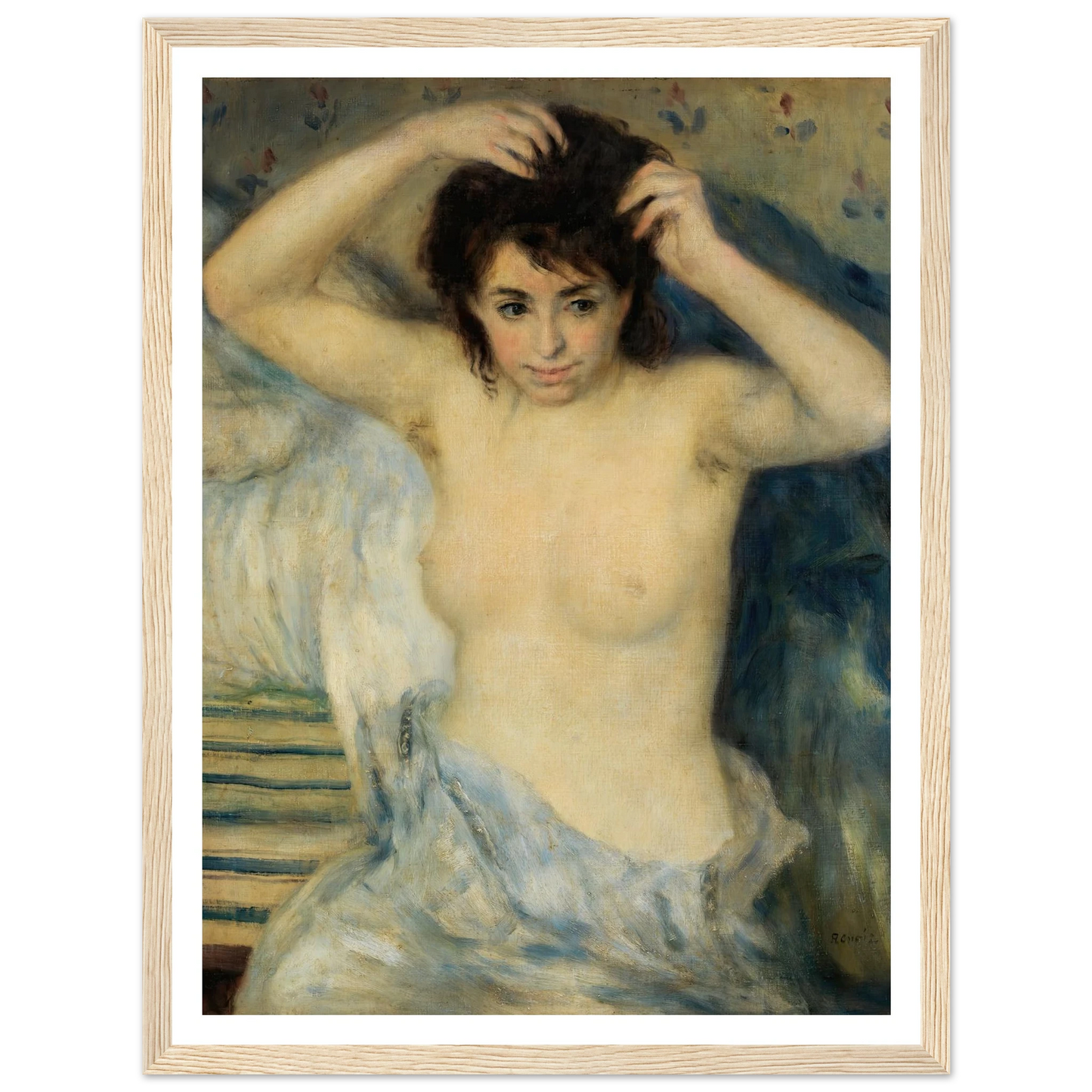 Before the Bath (Avant le bain) (c. 1875) Art Print | Pierre Auguste Renoir-Quipham Collections