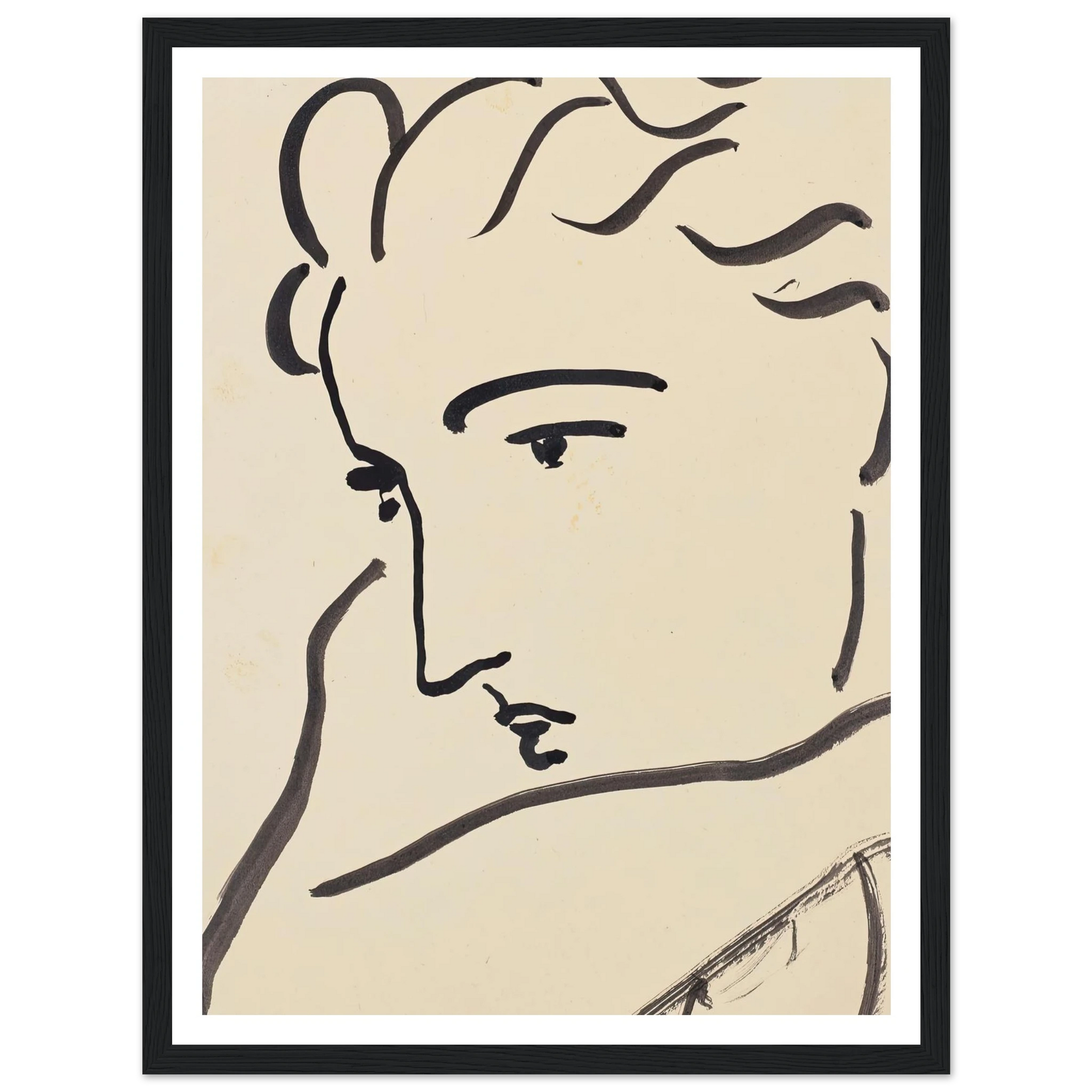 Profil de femme (1946) Art Print | Henri Matisse-Quipham Collections