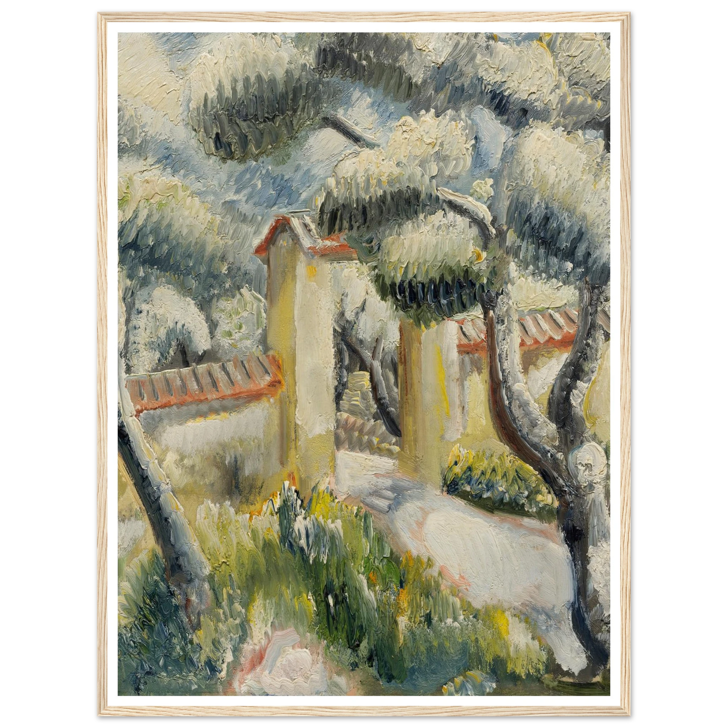 Landschaft in Südfrankreich (Parkausgang) (1939) Art Print | Paul Kleinschmidt-Quipham Collections
