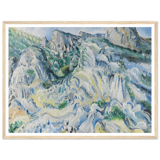 Felslandschaft bei Ulm (Landschaft bei Blaubeuren) (1929) Art Print | Paul Kleinschmidt-Quipham Collections