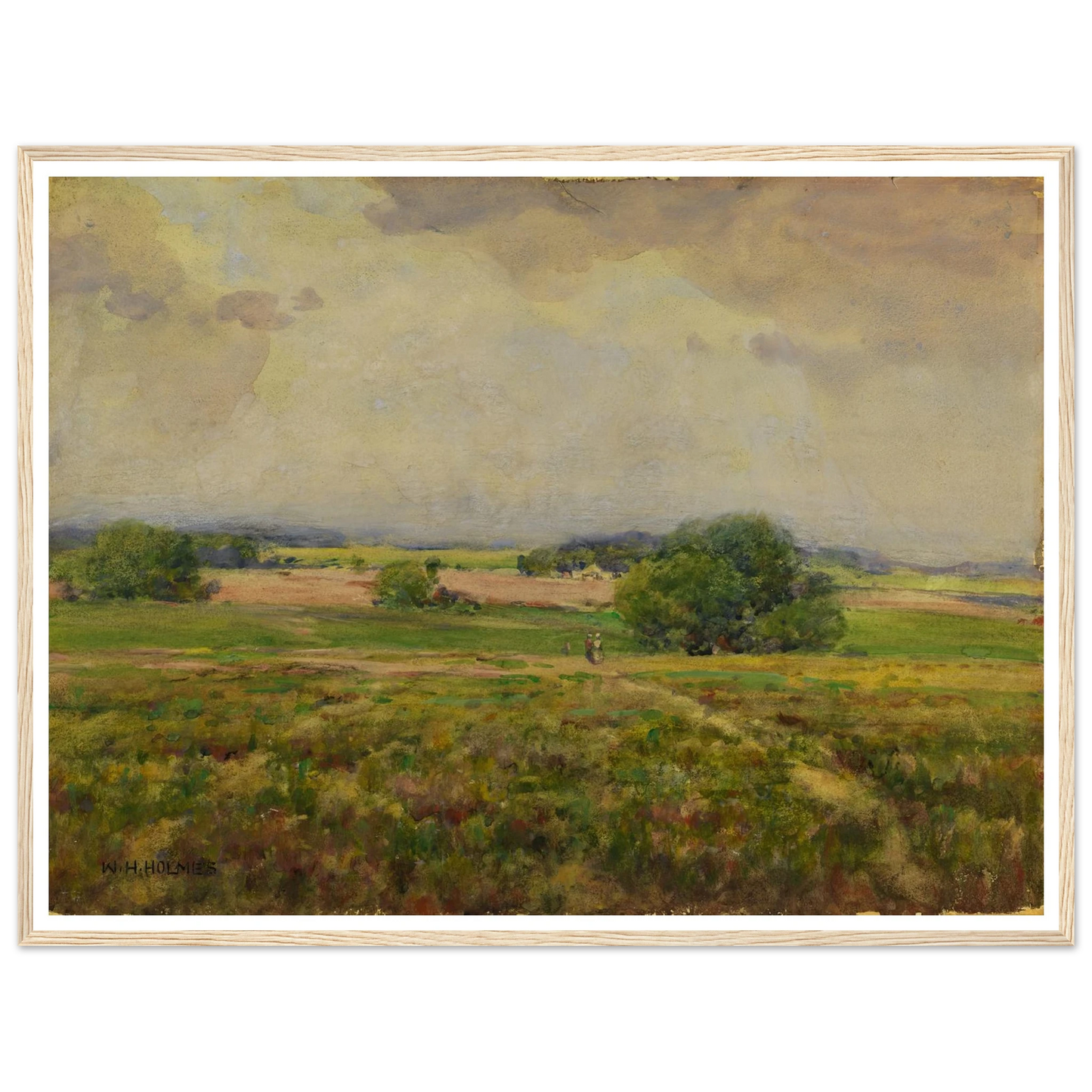 Over The Maryland Fields Art Print | William Henry Holmes-Quipham Collections