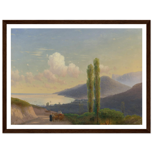 The Road To Gurzuf, Crimea (CIRCA 1878) Art Print | Ivan Konstantinovich Aivazovsky-Quipham Collections