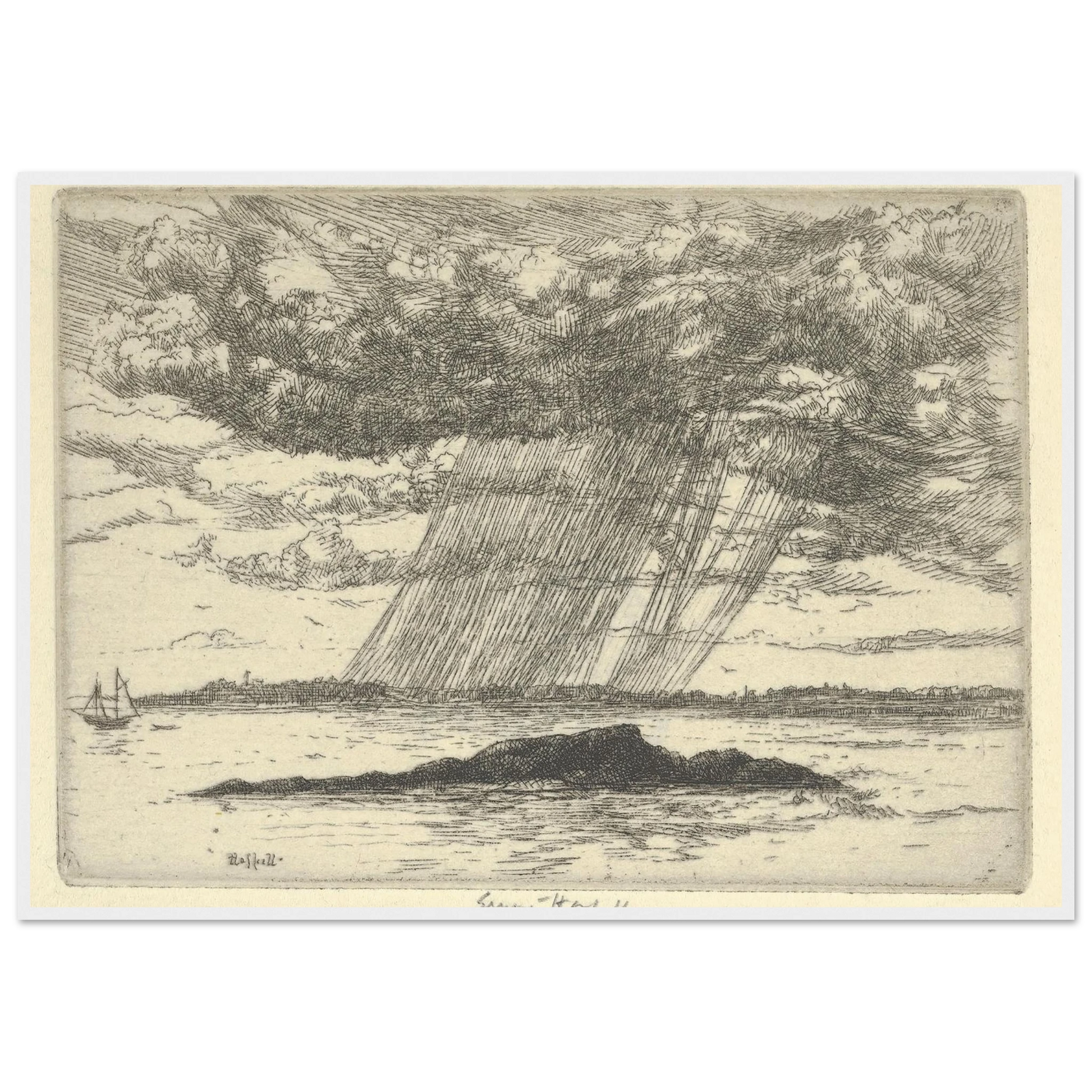 Black Snake Ledge (1912) Art Print | Ernest Haskell-Quipham Collections
