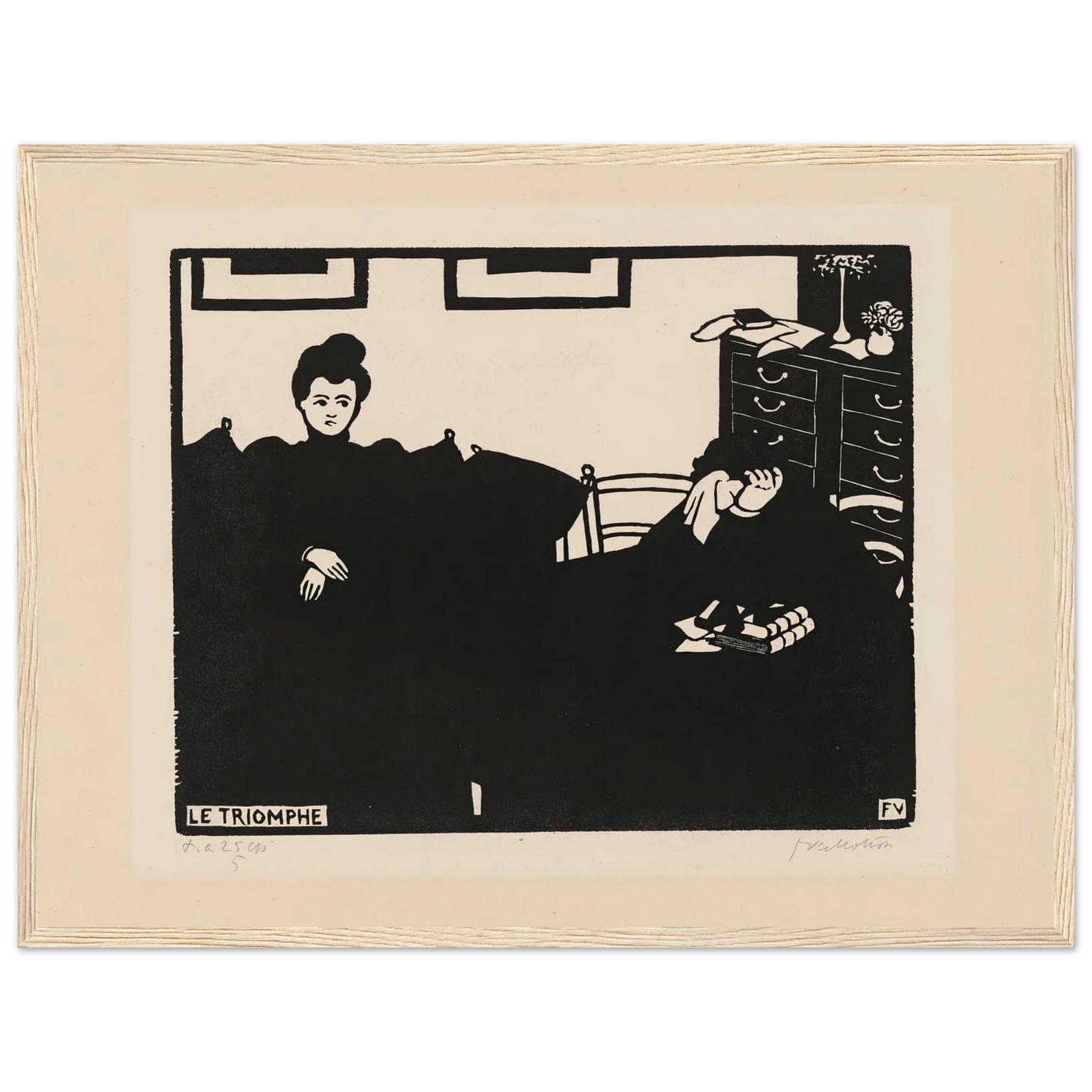 Triumph (Le Triomphe) (1898) Art Print | Felix Vallotton-Quipham Collections