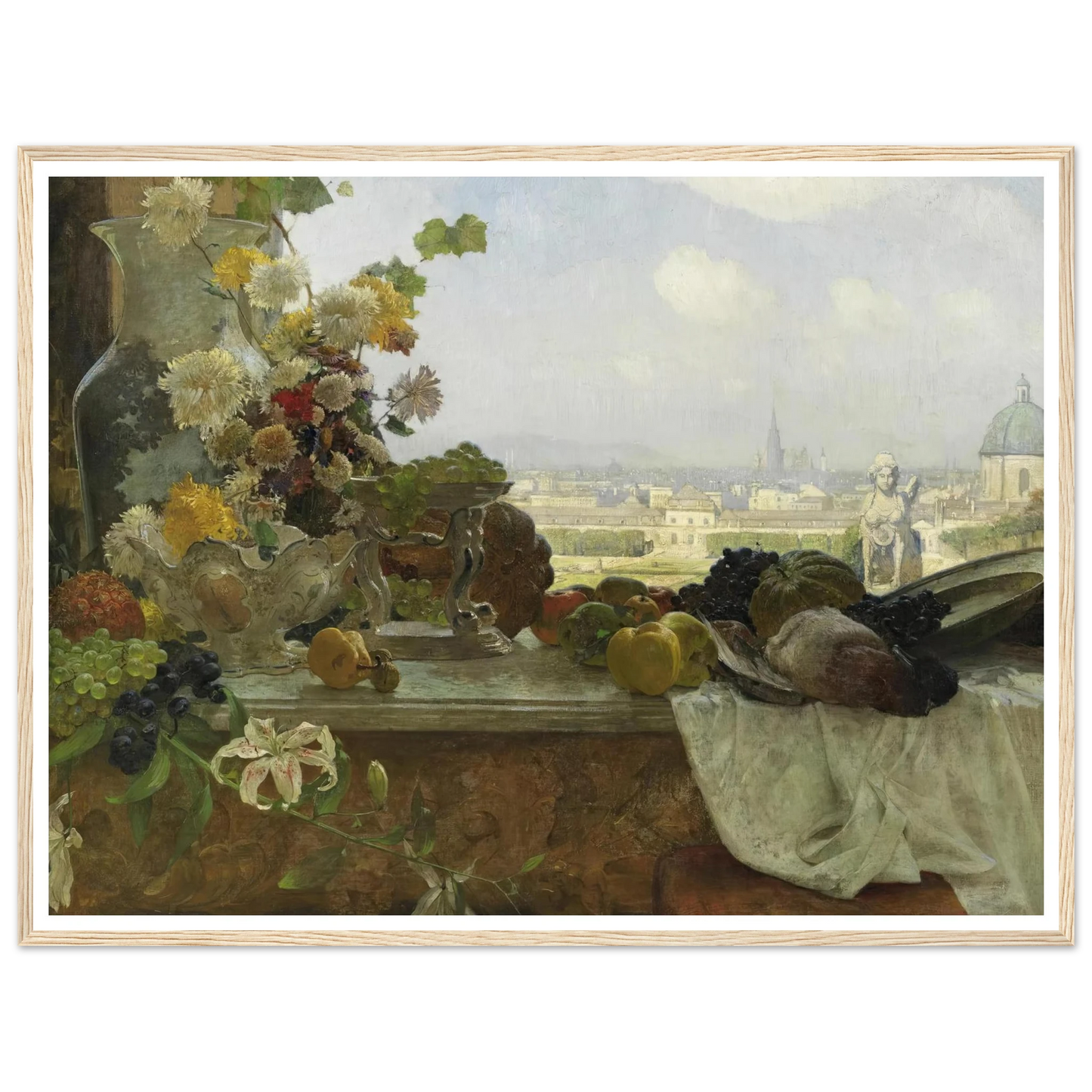 Blick vom Belvedere auf die Innere Stadt (1895) Art Print | Carl Moll-Quipham Collections