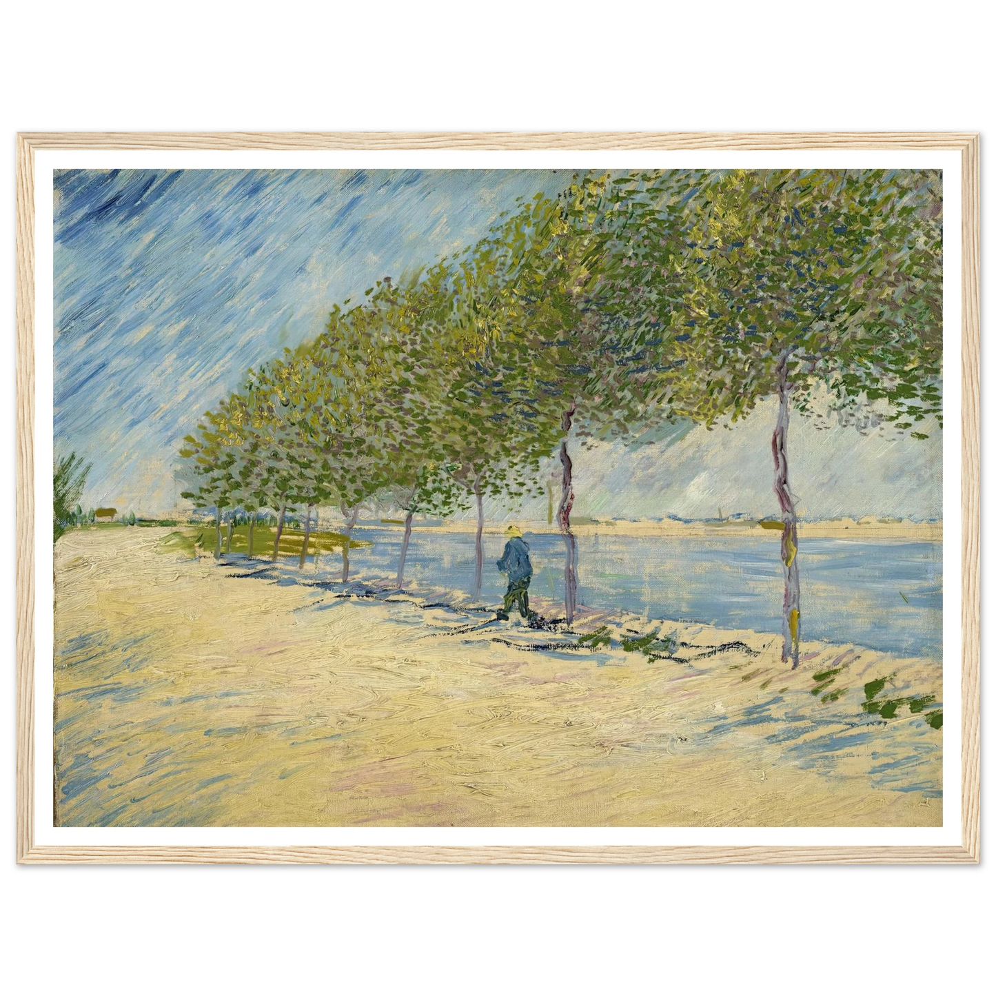Along the Seine (1887) Art Print | Vincent van Gogh-Quipham Collections