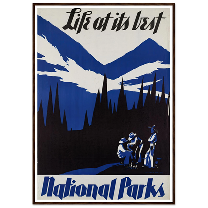 Life at its best. National Parks (ca. 1930–1939) Art Print | Dorothy Waugh-Quipham Collections