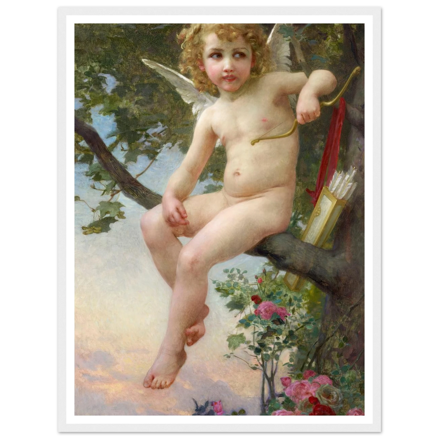Cupid Art Print | Guillaume Seignac-Quipham Collections