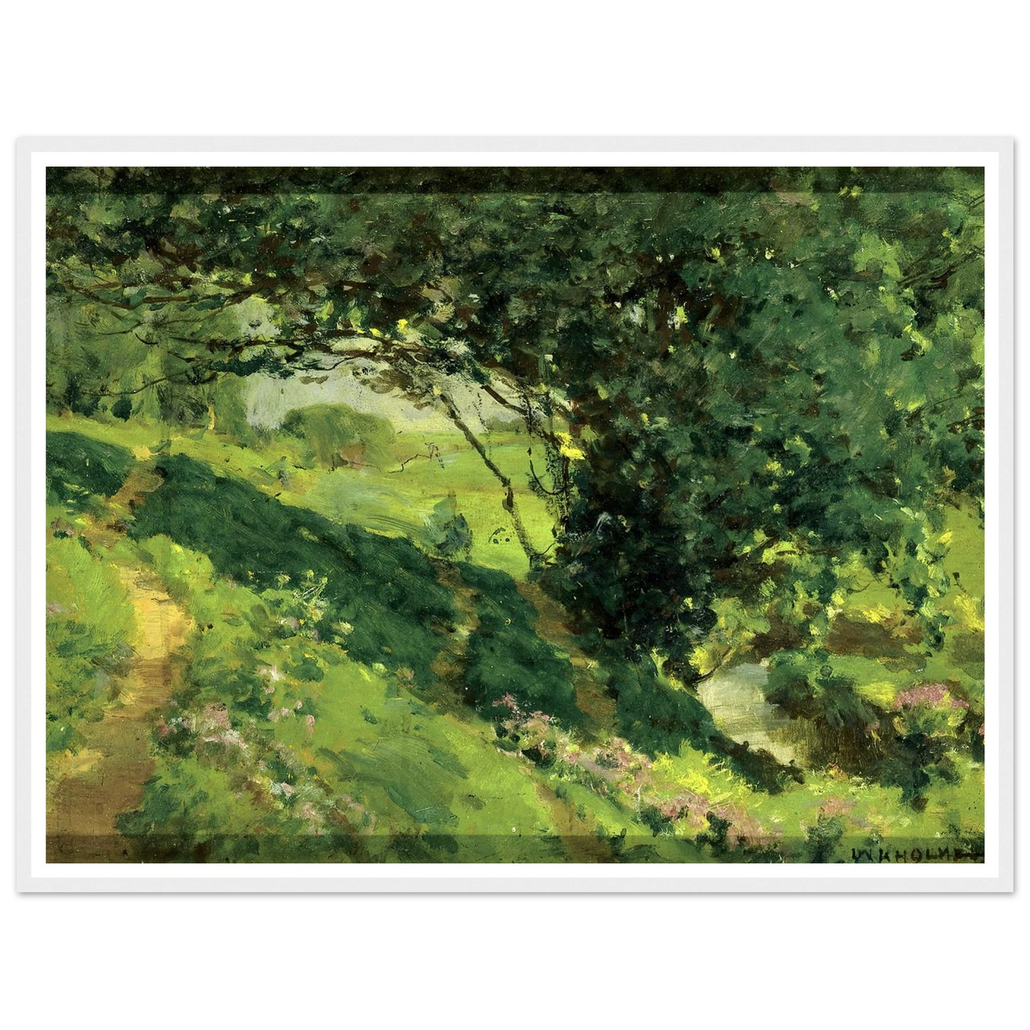 Original Sketch Of ‘the Wanderlusters’ Rest’ (ca. 1915) Art Print | William Henry Holmes-Quipham Collections